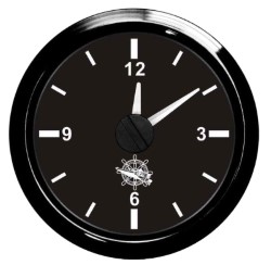 Relógio de quartzo preto / preto