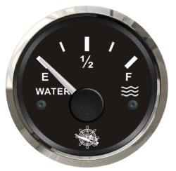Waterniveaumeter 240/33 ohm zwart/glanzend