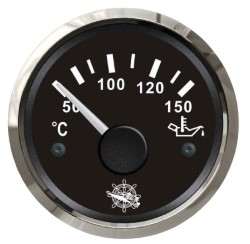 Temperatura olja gauge 50/150 ° black / sijajni