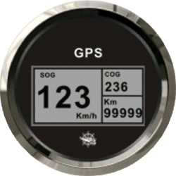 Скоростомер компас мили брояч GPS черно / гланц