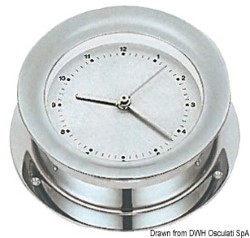 Quartz barometer - verchroomd