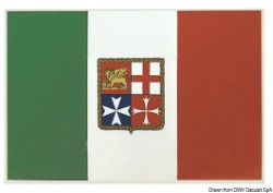Zelfklevende Italië vlag 11 x 16 cm