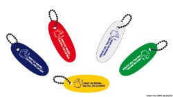 Soft rubber floating keyring mixed colours 