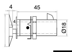 Fermeture Flush Lock ovale type A 