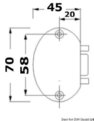 Simple nylon ratchet anti-vibration stopper 