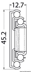 Soft-close klizač za ladice 404-400 mm