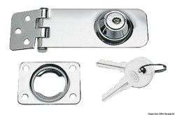 Locking hasp w/key 105x30 mm 
