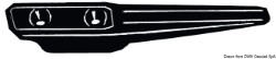 Nylon klemschoen zwart 155 mm