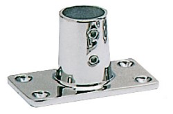 Pulpit socket rectangular AISI316 90° 25 mm 