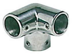 3-way elbow joint AISI316 90° 22 mm 