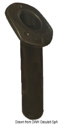 Porte canne polypr UV stabilizé oval noir 240mm 