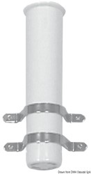 Στήριγμα ράβδου για τοποθέτηση στο διάφραγμα λευκό 41mm