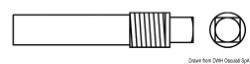 Zinkanode met schroefdraad 1/2" 16x52 mm