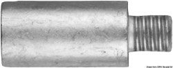 Zinc anode for heat exchanger 7/16