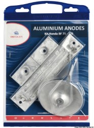 Kit anode aluminium p. Honda hors-bords 75/225 HP 