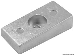 Aluminio placa ánodo 75/225 HP 36 x 72 mm