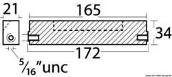 Magnezijeva anoda u obliku slova U f. vanbrodski motori 60/300 KS