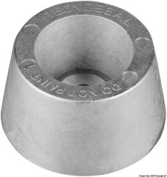 Aluminium circular anode single-bolt mounting 