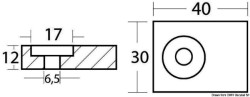 Анода 40/50 HP 4-тактов магнезий