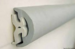 Radiaal PVC fenderprofiel alleen kabelgoot 60 mm 2m ingekorte maat