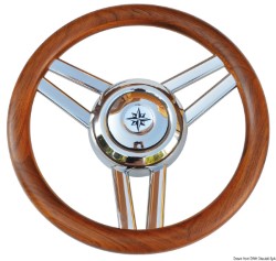 Magnifico steering wheel 3-spoke Ø 350 mm teak 