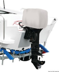 Oceansouth grey cover 15-30HP 2/4-stroke outboard 