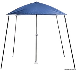 PARASOL sammenfoldelig parasol f.bat blå marineblå