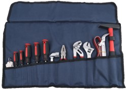 Sammenfoldelig kuffert med 12 værktøjer 