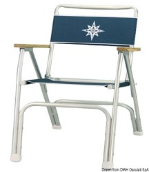 Alum.fold.chair BEACH modrá