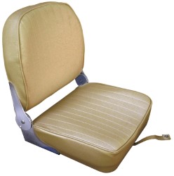 Seat w/foldable back sand vinyl cushion 