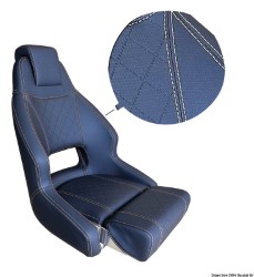 Ergonomické polstrované sedadlo s Flip UP RM52 Tmavomodrá 