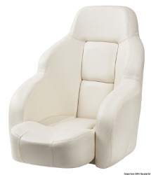Ergonomic padded seat with Flip UP RS56 white 