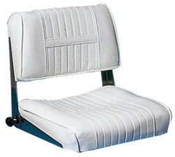 Seat w/foldable backrest 45x40 cm 