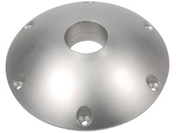 Резервна подкрепа полиран анодизиран алуминий Ø сто шейсет и пет mm