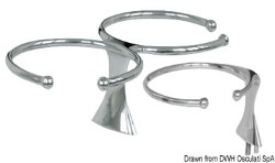 2 cup drink holder AISI 316 stud fixation 