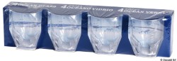 Ancor Line set 4 x water glasses 360 ml  