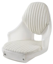 Compact seat frame polyethylene white + cushions 