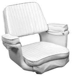 Boat seat white polyethylene  