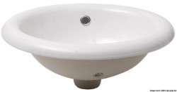 Oval vask flush