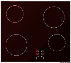 Steklokeramična kuhalna plošča s 4 gorilniki