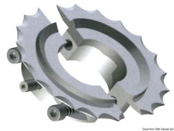 SS line clamp cutter axis Ø 50 mm outer Ø 120 mm 