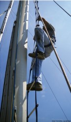 Anti-vridning stigen 10 m f. mast klatring