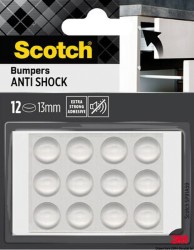 3M Scotch Anti Shock Bumpers 13 mm - pakke 12 stk 