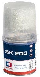 SK 200 MINIKIT de fibra de vidrio de reparación de 200 g