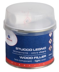 Vulmiddel tweecomponenten hout licht gekleurd 150 ml
