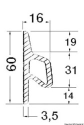 SideProfiles 3.5x60x16 gris