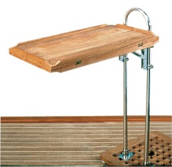 Masă din lemn de tec top 70x90 cm.
