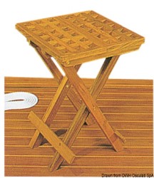Сгъваем стол от тиково 30x30x45