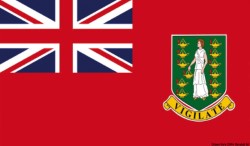 Bandera del Reino Unido Islas Vírgenes merc. 40x60