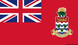 Ilhas Cayman bandeira comerciante 30x45